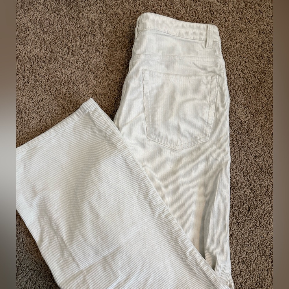 White Corduroy Jeans